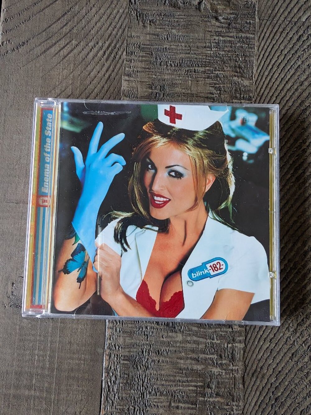 blink182 Enema of the State CD 1999 Red Cross BANNED RARE Error Vintage